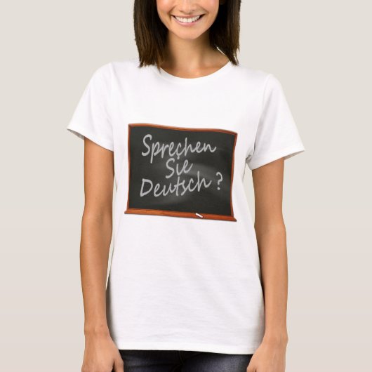 Duits - Sprechen Sie Deutsch? T-shirt (Voorkant)