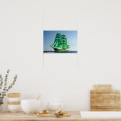 Duits Tall Ship Alexandre von Humboldt Poster (Keuken)