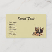 Duits Visitekaartje Shepherd (Achterkant)