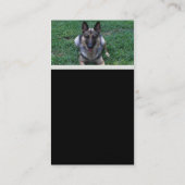 Duits Visitekaartje Shepherd (Achterkant)