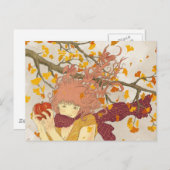 Duits voor het najaar briefkaart (Voorkant / Achterkant)