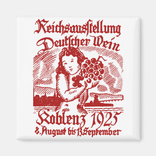 Duits Wijnfestival 1925 Magneet