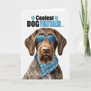 Duits Wirehair Pointer Coolest Dad Vaderdag Feestdagen Kaart