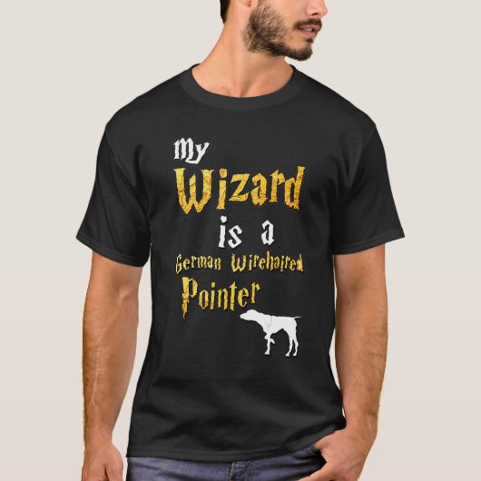 Duits Wirehaire Pointer T-shirt (Voorkant)