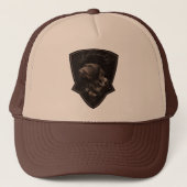 Duits Wirehaire Pointer Trucker Hat Trucker Pet (Voorkant)