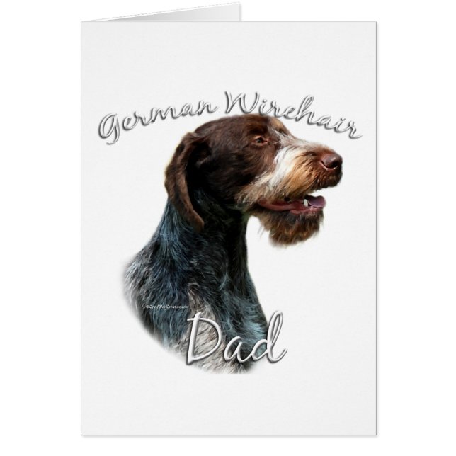 Duits Wirehaired Pointer Dad 2 (Voorkant)