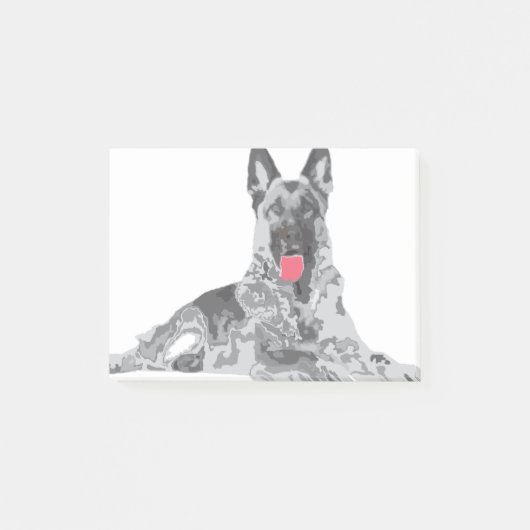 Duits zwart post-it® notes (Voorkant)