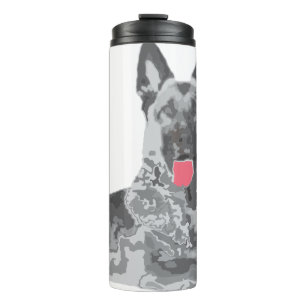 Duits zwart thermosbeker