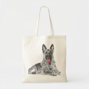 Duits zwart tote bag
