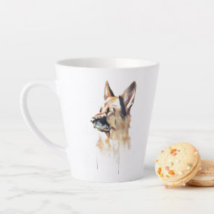Duitscher Herdersmug, Hond Moeder Koffiekopje Latte Mok