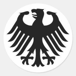 Duitse Adelaar Ronde Sticker