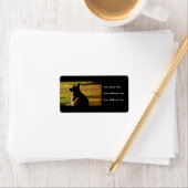 Duitse Adresetiketten van schapen Etiket (Insitu)