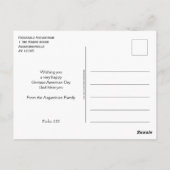 DUITSE AMERIKAANSE BRIEFKAART (Achterkant)