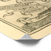  Duitse anatomie Afdruk van Botten Skelet Poster (Hoek)