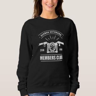 Duitse Autobahn 200 Mph Members Club Highway Speed Trui