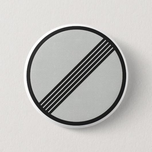 Duitse Autobahn-toets Ronde Button 5,7 Cm (Voorkant)