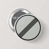 Duitse Autobahn-toets Ronde Button 5,7 Cm (Voorkant /achterkant)