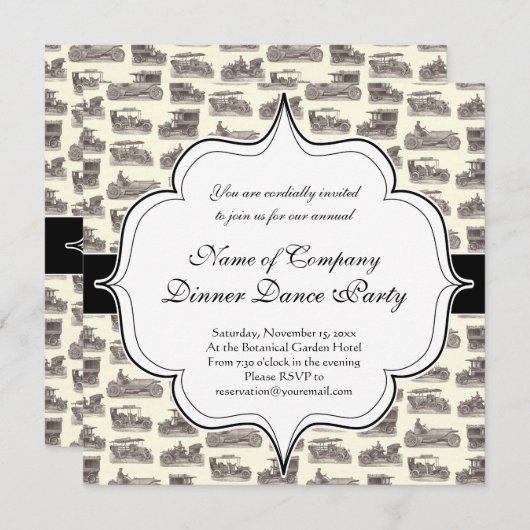 Duitse auto's voor Antiek autoclub Kaart (Voorkant / Achterkant)