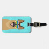 Duitse Bagagelabels van schapen (Voorkant horizontaal)