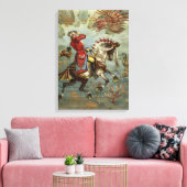  Duitse Baron Munchausen Adventures Canvas Afdruk (Insitu (Woonkamer))