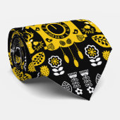 Duitse Bauernmalerei volkskunst Stropdas (Opgerold)