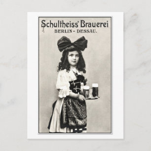  Duitse bierbrouwerij in Berlijn, foto en foto Briefkaart