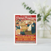 Duitse bierhuis Vintage geïnspireerd Briefkaart (Staand voorkant)