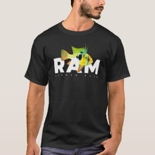 Duitse Blauwe Ram Cichlide Aquarium Vis Kweker T-shirt