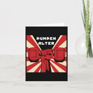 Duitse Bodybuilding Workout Gym Propaganda Kaart