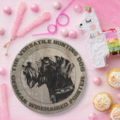 Duitse Borden met wielpootpapier Papieren Bordje (Feest)