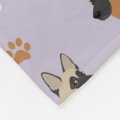 Duitse Botten en paws Fleece Blanket (Hoek)