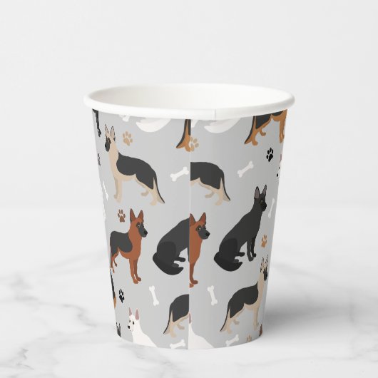 Duitse Botten en poten van schapen Papieren Bekers (Rechts)