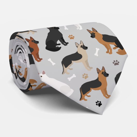 Duitse Botten en poten van schapen Stropdas (Opgerold)