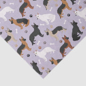 Duitse Botten en poten van schapen Tissuepapier (Detail)