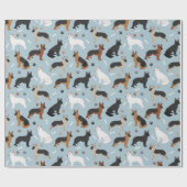 Duitse Botten van schapenhouderij en pakpapier (Vlak)