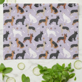 Duitse Botten van Shepherd en Paws Kitchen Towel Theedoek (Gevouwen)