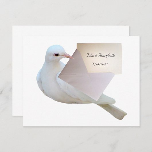 Duitse Brief Uitnodigingen (Voorkant / Achterkant)