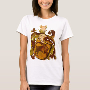 Duitse bruine en goudmakreel T-shirt
