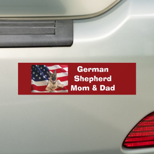 Duitse Bumpersticker Shepherd (Op auto)