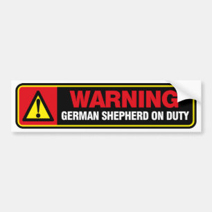 Duitse Bumpersticker Shepherd
