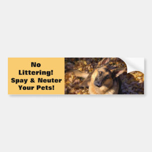 Duitse Bumpersticker Shepherd