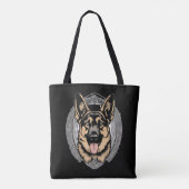 Duitse Canvas tas Shepherd (Achterkant)