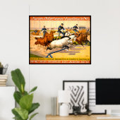 Duitse Circus Advertisement Vintage 1900 Poster (Thuiskantoor)