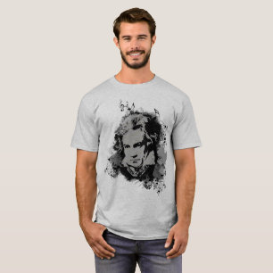 Duitse componist Beethoven klassieke muziek T-shirt