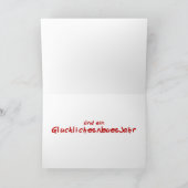 Duitse Cristmas Feestdagen Kaart (Binnen)