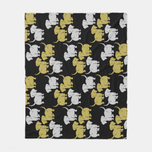 Duitse Dachshund Dog Patronen Fleece Deken