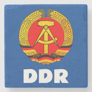 Duitse Democratische Republiek (DDR, DDR) Oost-Dui Stenen Onderzetter