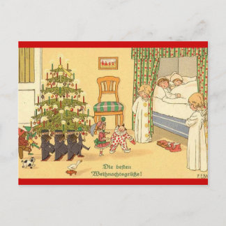 DUITSE DEUTSCH- KERSTKAART FEESTDAGENKAART