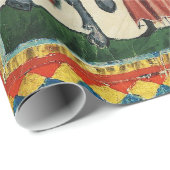 DUITSE DICHTER ALS DUITSE RIDDER MIDDELEEUWSE MINI CADEAUPAPIER (Rol Hoek)