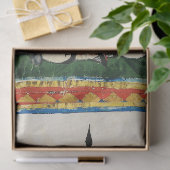 DUITSE DICHTER ALS DUITSE RIDDER MIDDELEEUWSE MINI TISSUEPAPIER (Geschenk)